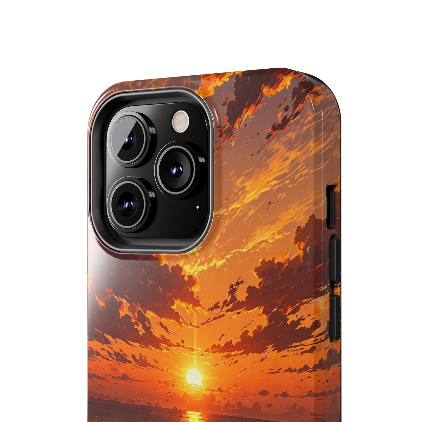Sunset Waves Tough Phone Case - Vibrant Ocean Design