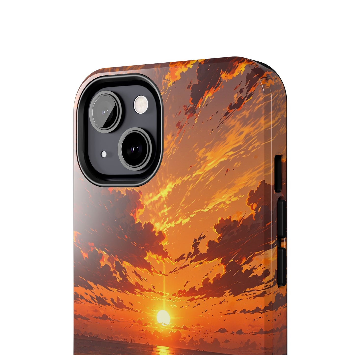 Sunset Waves Tough Phone Case - Vibrant Ocean Design