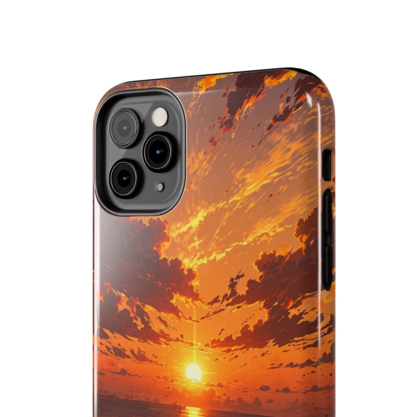 Sunset Waves Tough Phone Case - Vibrant Ocean Design