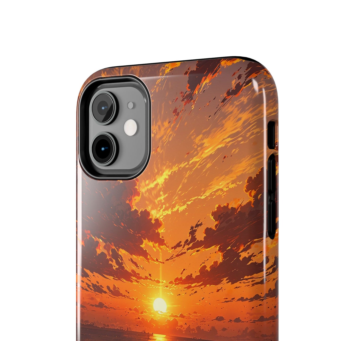 Sunset Waves Tough Phone Case - Vibrant Ocean Design