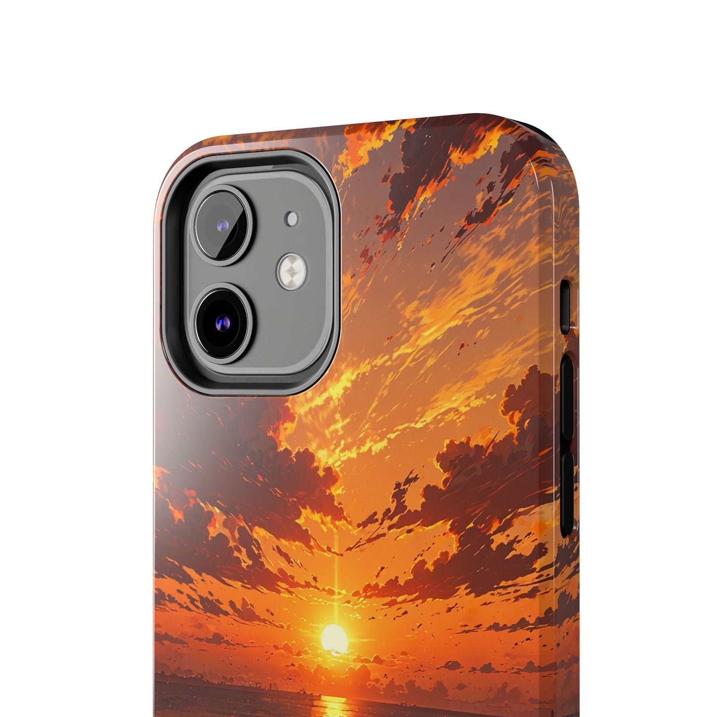 Sunset Waves Tough Phone Case - Vibrant Ocean Design