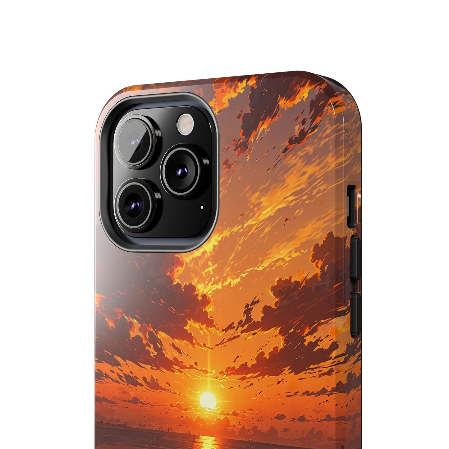 Sunset Waves Tough Phone Case - Vibrant Ocean Design