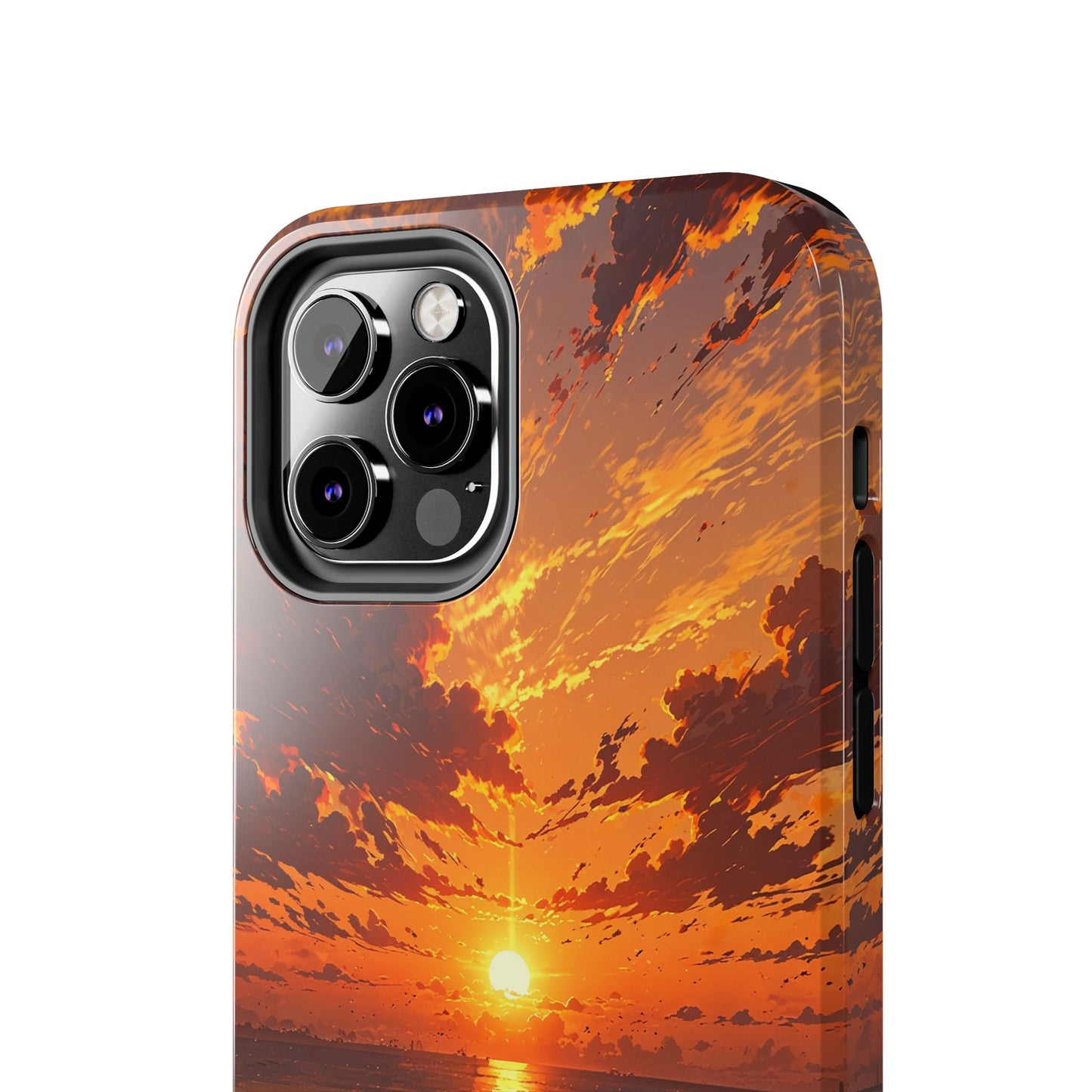 Sunset Waves Tough Phone Case - Vibrant Ocean Design