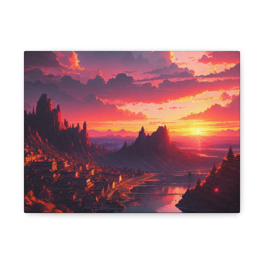 Golden Hour - Matte Canvas, Stretched, 1.25"