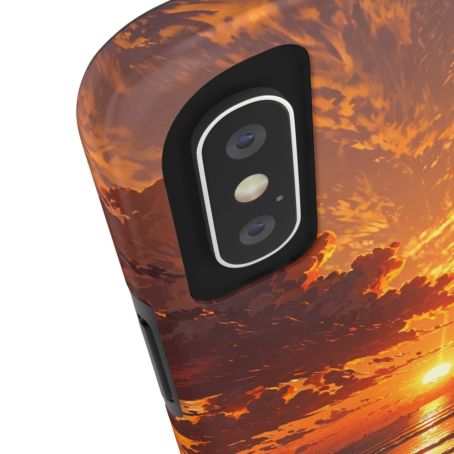 Sunset Waves Tough Phone Case - Vibrant Ocean Design